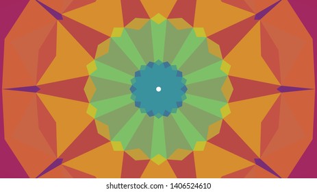 Geometric design, Mosaic of a vector kaleidoscope, abstract Mosaic Background, colorful Futuristic Background, geometric Triangular Pattern. Mosaic texture. Stained glass effect. EPS 10 Vector