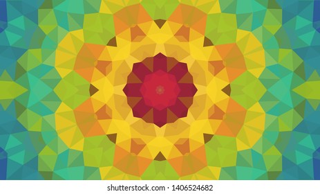 Geometric design, Mosaic of a vector kaleidoscope, abstract Mosaic Background, colorful Futuristic Background, geometric Triangular Pattern. Mosaic texture. Stained glass effect. EPS 10 Vector