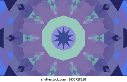 Geometric design, Mosaic of a vector kaleidoscope, abstract Mosaic Background, colorful Futuristic Background, geometric Triangular Pattern. Mosaic texture. Stained glass effect. EPS 10 Vector