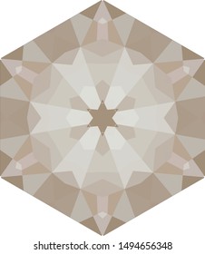 Geometric design, Mosaic of a vector kaleidoscope, abstract Mosaic Background, colorful Futuristic Background, geometric Triangular Pattern. Mosaic texture. Stained glass effect. EPS 10 Vector