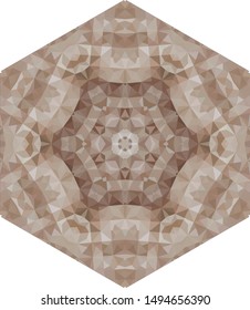 Geometric design, Mosaic of a vector kaleidoscope, abstract Mosaic Background, colorful Futuristic Background, geometric Triangular Pattern. Mosaic texture. Stained glass effect. EPS 10 Vector