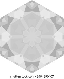 Geometric design, Mosaic of a vector kaleidoscope, abstract Mosaic Background, colorful Futuristic Background, geometric Triangular Pattern. Mosaic texture. Stained glass effect. EPS 10 Vector
