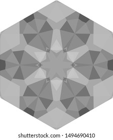 Geometric design, Mosaic of a vector kaleidoscope, abstract Mosaic Background, colorful Futuristic Background, geometric Triangular Pattern. Mosaic texture. Stained glass effect. EPS 10 Vector