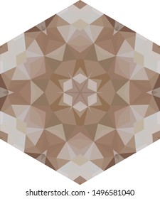 Geometric design, Mosaic of a vector kaleidoscope, abstract Mosaic Background, colorful Futuristic Background, geometric Triangular Pattern. Mosaic texture. Stained glass effect. EPS 10 Vector