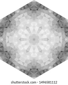 Geometric design, Mosaic of a vector kaleidoscope, abstract Mosaic Background, colorful Futuristic Background, geometric Triangular Pattern. Mosaic texture. Stained glass effect. EPS 10 Vector
