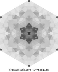 Geometric design, Mosaic of a vector kaleidoscope, abstract Mosaic Background, colorful Futuristic Background, geometric Triangular Pattern. Mosaic texture. Stained glass effect. EPS 10 Vector