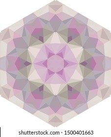 Geometric design, Mosaic of a vector kaleidoscope, abstract Mosaic Background, colorful Futuristic Background, geometric Triangular Pattern. Mosaic texture. Stained glass effect. EPS 10 Vector