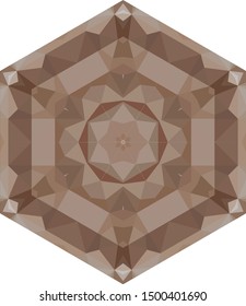 Geometric design, Mosaic of a vector kaleidoscope, abstract Mosaic Background, colorful Futuristic Background, geometric Triangular Pattern. Mosaic texture. Stained glass effect. EPS 10 Vector