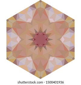 Geometric design, Mosaic of a vector kaleidoscope, abstract Mosaic Background, colorful Futuristic Background, geometric Triangular Pattern. Mosaic texture. Stained glass effect. EPS 10 Vector
