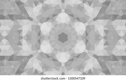 Geometric design, Mosaic of a vector kaleidoscope, abstract Mosaic Background, colorful Futuristic Background, geometric Triangular Pattern. Mosaic texture. Stained glass effect. EPS 10 Vector