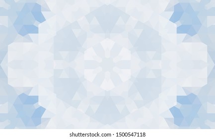 Geometric design, Mosaic of a vector kaleidoscope, abstract Mosaic Background, colorful Futuristic Background, geometric Triangular Pattern. Mosaic texture. Stained glass effect. EPS 10 Vector