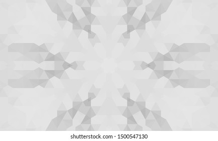 Geometric design, Mosaic of a vector kaleidoscope, abstract Mosaic Background, colorful Futuristic Background, geometric Triangular Pattern. Mosaic texture. Stained glass effect. EPS 10 Vector