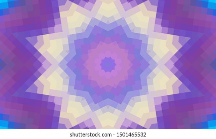 Geometric design, Mosaic of a vector kaleidoscope, abstract Mosaic Background, colorful Futuristic Background, geometric Triangular Pattern. Mosaic texture. Stained glass effect. EPS 10 Vector