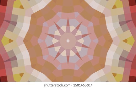 Geometric design, Mosaic of a vector kaleidoscope, abstract Mosaic Background, colorful Futuristic Background, geometric Triangular Pattern. Mosaic texture. Stained glass effect. EPS 10 Vector