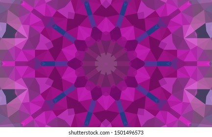 Geometric design, Mosaic of a vector kaleidoscope, abstract Mosaic Background, colorful Futuristic Background, geometric Triangular Pattern. Mosaic texture. Stained glass effect. EPS 10 Vector