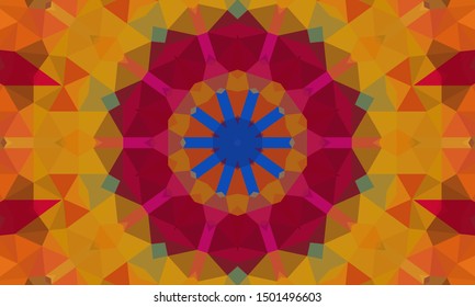 Geometric design, Mosaic of a vector kaleidoscope, abstract Mosaic Background, colorful Futuristic Background, geometric Triangular Pattern. Mosaic texture. Stained glass effect. EPS 10 Vector