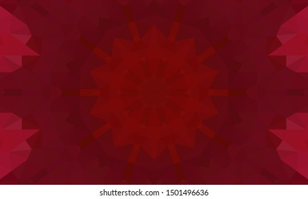 Geometric design, Mosaic of a vector kaleidoscope, abstract Mosaic Background, colorful Futuristic Background, geometric Triangular Pattern. Mosaic texture. Stained glass effect. EPS 10 Vector