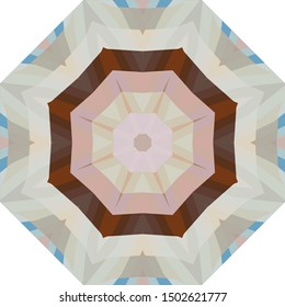 Geometric design, Mosaic of a vector kaleidoscope, abstract Mosaic Background, colorful Futuristic Background, geometric Triangular Pattern. Mosaic texture. Stained glass effect. EPS 10 Vector