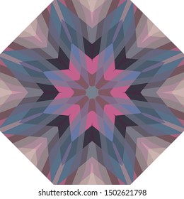 Geometric design, Mosaic of a vector kaleidoscope, abstract Mosaic Background, colorful Futuristic Background, geometric Triangular Pattern. Mosaic texture. Stained glass effect. EPS 10 Vector