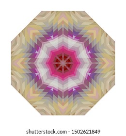 Geometric design, Mosaic of a vector kaleidoscope, abstract Mosaic Background, colorful Futuristic Background, geometric Triangular Pattern. Mosaic texture. Stained glass effect. EPS 10 Vector
