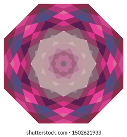 Geometric design, Mosaic of a vector kaleidoscope, abstract Mosaic Background, colorful Futuristic Background, geometric Triangular Pattern. Mosaic texture. Stained glass effect. EPS 10 Vector
