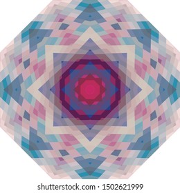 Geometric design, Mosaic of a vector kaleidoscope, abstract Mosaic Background, colorful Futuristic Background, geometric Triangular Pattern. Mosaic texture. Stained glass effect. EPS 10 Vector