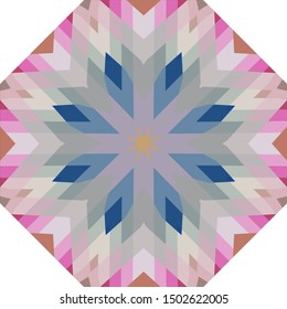 Geometric design, Mosaic of a vector kaleidoscope, abstract Mosaic Background, colorful Futuristic Background, geometric Triangular Pattern. Mosaic texture. Stained glass effect. EPS 10 Vector