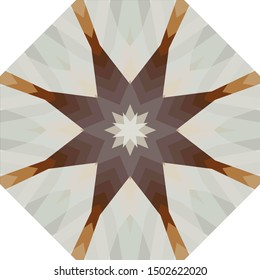 Geometric design, Mosaic of a vector kaleidoscope, abstract Mosaic Background, colorful Futuristic Background, geometric Triangular Pattern. Mosaic texture. Stained glass effect. EPS 10 Vector