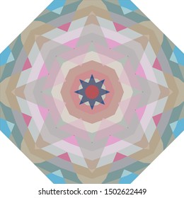 Geometric design, Mosaic of a vector kaleidoscope, abstract Mosaic Background, colorful Futuristic Background, geometric Triangular Pattern. Mosaic texture. Stained glass effect. EPS 10 Vector
