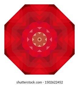 Geometric design, Mosaic of a vector kaleidoscope, abstract Mosaic Background, colorful Futuristic Background, geometric Triangular Pattern. Mosaic texture. Stained glass effect. EPS 10 Vector