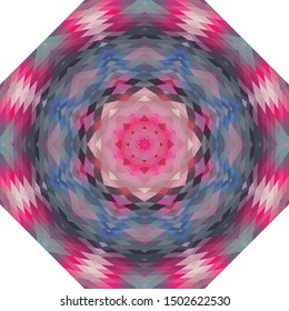 Geometric design, Mosaic of a vector kaleidoscope, abstract Mosaic Background, colorful Futuristic Background, geometric Triangular Pattern. Mosaic texture. Stained glass effect. EPS 10 Vector