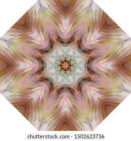 Geometric design, Mosaic of a vector kaleidoscope, abstract Mosaic Background, colorful Futuristic Background, geometric Triangular Pattern. Mosaic texture. Stained glass effect. EPS 10 Vector