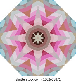 Geometric design, Mosaic of a vector kaleidoscope, abstract Mosaic Background, colorful Futuristic Background, geometric Triangular Pattern. Mosaic texture. Stained glass effect. EPS 10 Vector