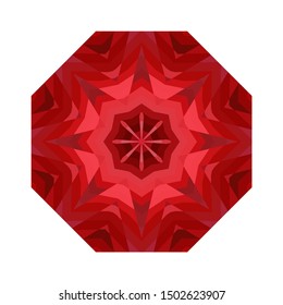 Geometric design, Mosaic of a vector kaleidoscope, abstract Mosaic Background, colorful Futuristic Background, geometric Triangular Pattern. Mosaic texture. Stained glass effect. EPS 10 Vector