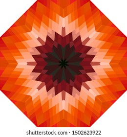 Geometric design, Mosaic of a vector kaleidoscope, abstract Mosaic Background, colorful Futuristic Background, geometric Triangular Pattern. Mosaic texture. Stained glass effect. EPS 10 Vector