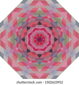 Geometric design, Mosaic of a vector kaleidoscope, abstract Mosaic Background, colorful Futuristic Background, geometric Triangular Pattern. Mosaic texture. Stained glass effect. EPS 10 Vector