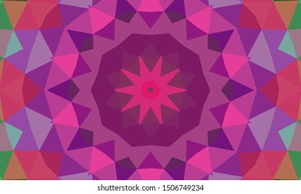 Geometric design, Mosaic of a vector kaleidoscope, abstract Mosaic Background, colorful Futuristic Background, geometric Triangular Pattern. Mosaic texture. Stained glass effect. EPS 10 Vector
