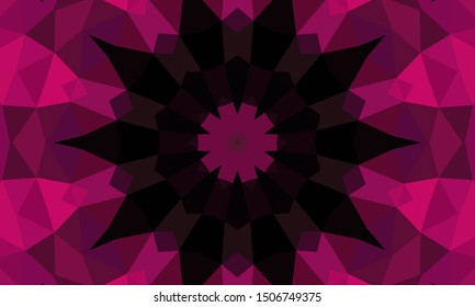 Geometric design, Mosaic of a vector kaleidoscope, abstract Mosaic Background, colorful Futuristic Background, geometric Triangular Pattern. Mosaic texture. Stained glass effect. EPS 10 Vector