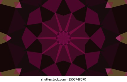 Geometric design, Mosaic of a vector kaleidoscope, abstract Mosaic Background, colorful Futuristic Background, geometric Triangular Pattern. Mosaic texture. Stained glass effect. EPS 10 Vector