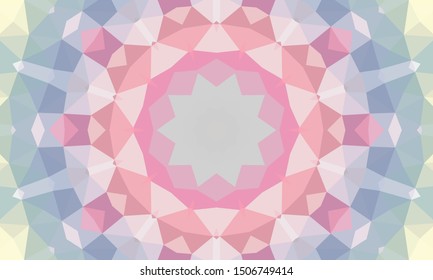 Geometric design, Mosaic of a vector kaleidoscope, abstract Mosaic Background, colorful Futuristic Background, geometric Triangular Pattern. Mosaic texture. Stained glass effect. EPS 10 Vector