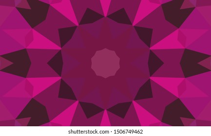 Geometric design, Mosaic of a vector kaleidoscope, abstract Mosaic Background, colorful Futuristic Background, geometric Triangular Pattern. Mosaic texture. Stained glass effect. EPS 10 Vector
