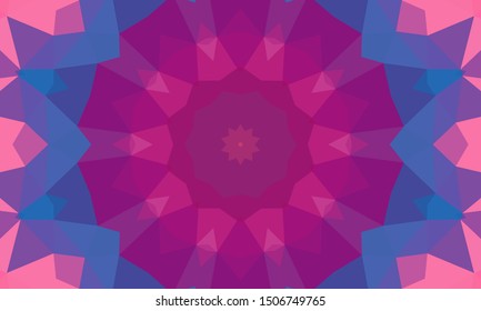 Geometric design, Mosaic of a vector kaleidoscope, abstract Mosaic Background, colorful Futuristic Background, geometric Triangular Pattern. Mosaic texture. Stained glass effect. EPS 10 Vector