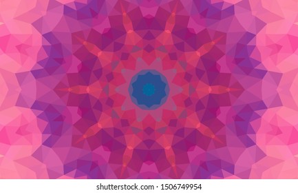 Geometric design, Mosaic of a vector kaleidoscope, abstract Mosaic Background, colorful Futuristic Background, geometric Triangular Pattern. Mosaic texture. Stained glass effect. EPS 10 Vector