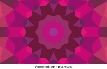 Geometric design, Mosaic of a vector kaleidoscope, abstract Mosaic Background, colorful Futuristic Background, geometric Triangular Pattern. Mosaic texture. Stained glass effect. EPS 10 Vector