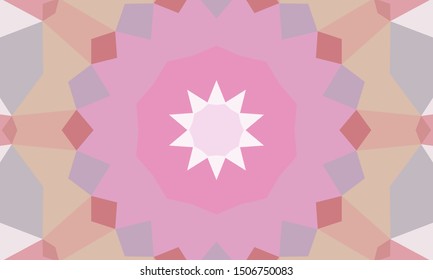 Geometric design, Mosaic of a vector kaleidoscope, abstract Mosaic Background, colorful Futuristic Background, geometric Triangular Pattern. Mosaic texture. Stained glass effect. EPS 10 Vector
