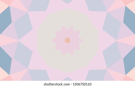 Geometric design, Mosaic of a vector kaleidoscope, abstract Mosaic Background, colorful Futuristic Background, geometric Triangular Pattern. Mosaic texture. Stained glass effect. EPS 10 Vector