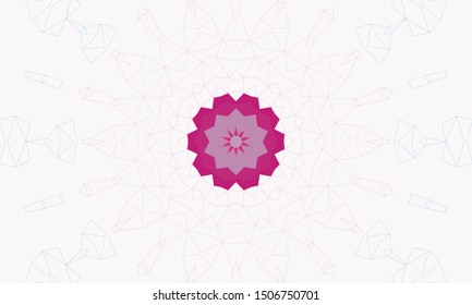 Geometric design, Mosaic of a vector kaleidoscope, abstract Mosaic Background, colorful Futuristic Background, geometric Triangular Pattern. Mosaic texture. Stained glass effect. EPS 10 Vector