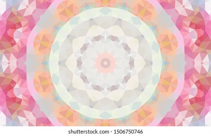 Geometric design, Mosaic of a vector kaleidoscope, abstract Mosaic Background, colorful Futuristic Background, geometric Triangular Pattern. Mosaic texture. Stained glass effect. EPS 10 Vector