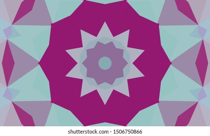 Geometric design, Mosaic of a vector kaleidoscope, abstract Mosaic Background, colorful Futuristic Background, geometric Triangular Pattern. Mosaic texture. Stained glass effect. EPS 10 Vector