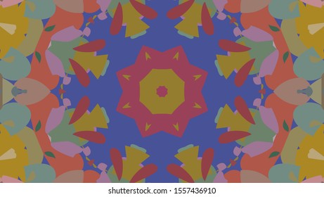 Geometric design, Mosaic of a vector kaleidoscope, abstract Mosaic Background, colorful Futuristic Background, geometric Triangular Pattern. Mosaic texture. Stained glass effect. EPS 10 Vector